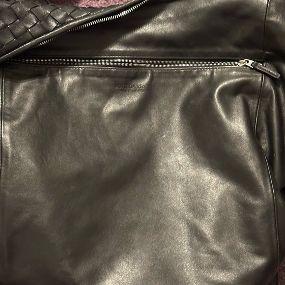 Authentic Bottega, Venetta, black, lambskin, leather Maxi Jodi intrecciato - Picture 12 of 14